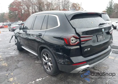 2022 BMW X3 Sdrive30I from USA, damaged, VIN 5UX43DP07N9K82533